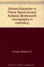 Solvent Extraction In Flame Spectroscopic Analysis