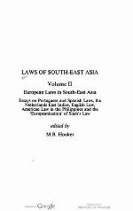 Laws of South-East Asia