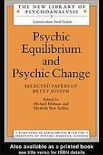 Psychic Equilibrium and Psychic Change