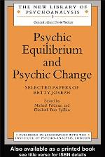 Psychic Equilibrium and Psychic Change
