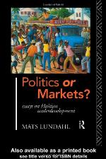 Politics Or Markets?