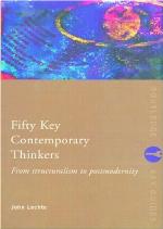 Fifty Key Contemporary Thinkers