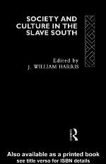 Society and Culture in the Slave South