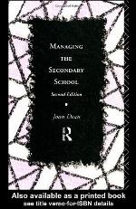 Managing the Secondary School