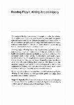 Reading Papyri, Writing Ancient History