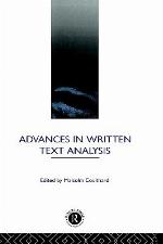 Advances in Written Text Analysis