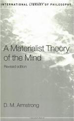 A Materialist Theory of the Mind