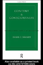 Content and Consciousness (International Library of Philosophy &amp; Scientific Method)