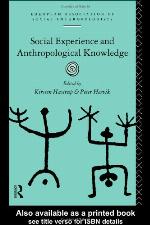 Social Experience and Anthropological Knowledge