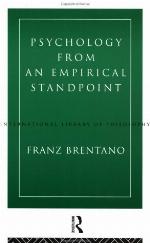 Psychology from an Empirical Standpoint