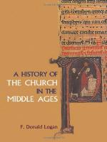 A History of the Church in the Middle Ages