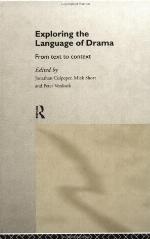 Exploring the Language of Drama