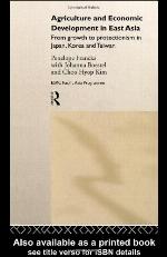 Agriculture and Economic Development in East Asia