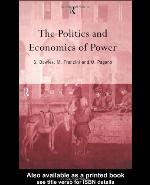 The Politics and Economics of Power