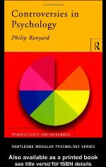 Controversies in Psychology