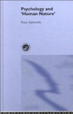 Psychology And 'Human Nature'