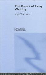 The Basics of Essay Writing