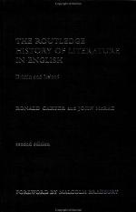 The Routledge History of Literature in English