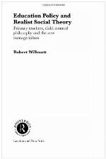 Education Policy and Realist Social Theory