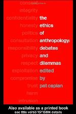 The Ethics of Anthropology