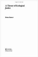 A Theory of Ecological Justice
