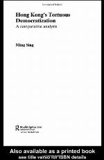 Hong Kong's Tortuous Democratization