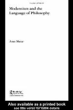 Modernism and the Language of Philosophy