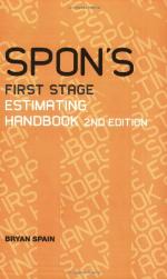 Spon's First Stage Estimating Handbook