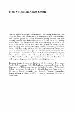 New Voices on Adam Smith