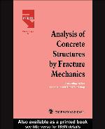 Analysis of Concrete Structures by Fracture Mechanics