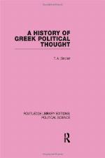 A History of Greek Political Thought (Routledge Library Editions