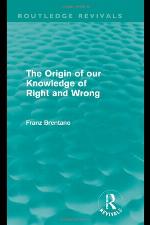 The Origin of Our Knowledge of Right and Wrong