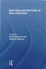 East Asia and the Trials of Neo-Liberalism