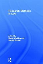 Research Methods in Law