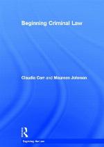 Beginning Criminal Law