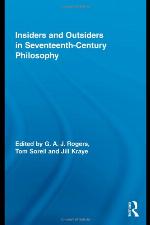 Insiders and Outsiders in Seventeenth-Century Philosophy