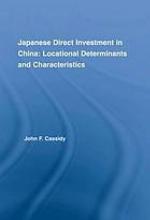Japanese Direct Investment in China