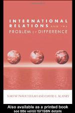 International Relations and the Problem of Difference