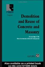 Demolition and Reuse of Concrete and Masonry