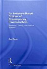 An Evidence-Based Critique of Contemporary Psychoanalysis
