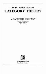An Introduction To Category Theory