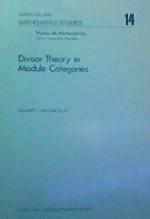 Divisor Theory in Module Categories