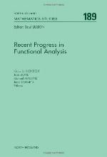 Recent Progress in Functional Analysis, 189
