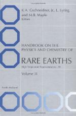 Handbook on the Physics and Chemistry of Rare Earths, Volume 31