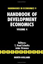 Handbook of Development Economics, Volume 4 (Handbook of Development Economics)