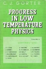 Progress In Low Temperature Physics, Volume 3