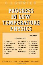 Progress In Low Temperature Physics, Volume 4