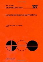 Large Scale Eigenvalue Problems