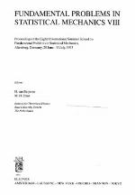 Fundamental Problems In Statistical Mechanics Viii