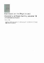 Handbook On The Physics And Chemistry Of Rare Earths, Volume 19